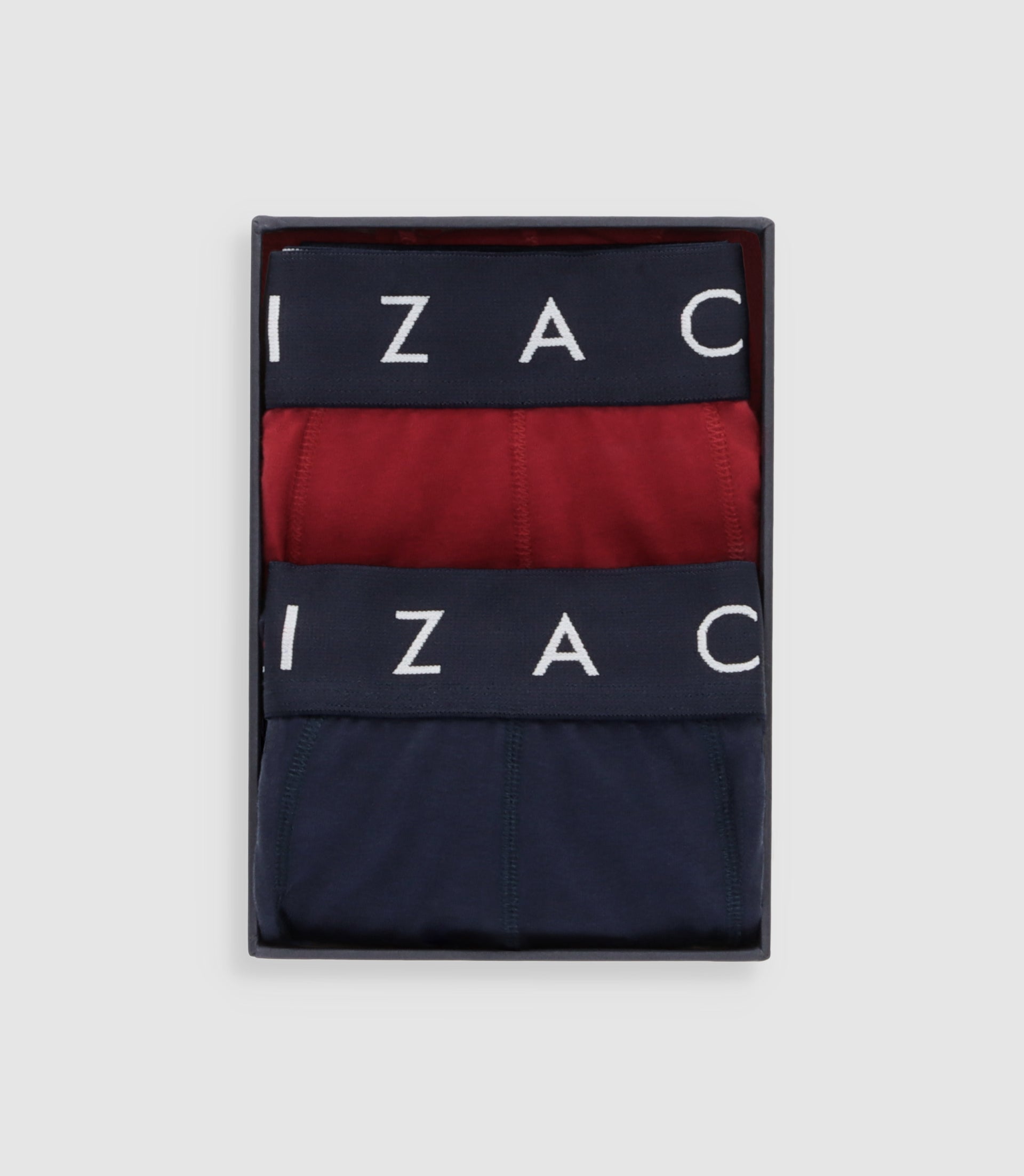 Pack de 2 boxers marine et rouge KOPS - IZAC