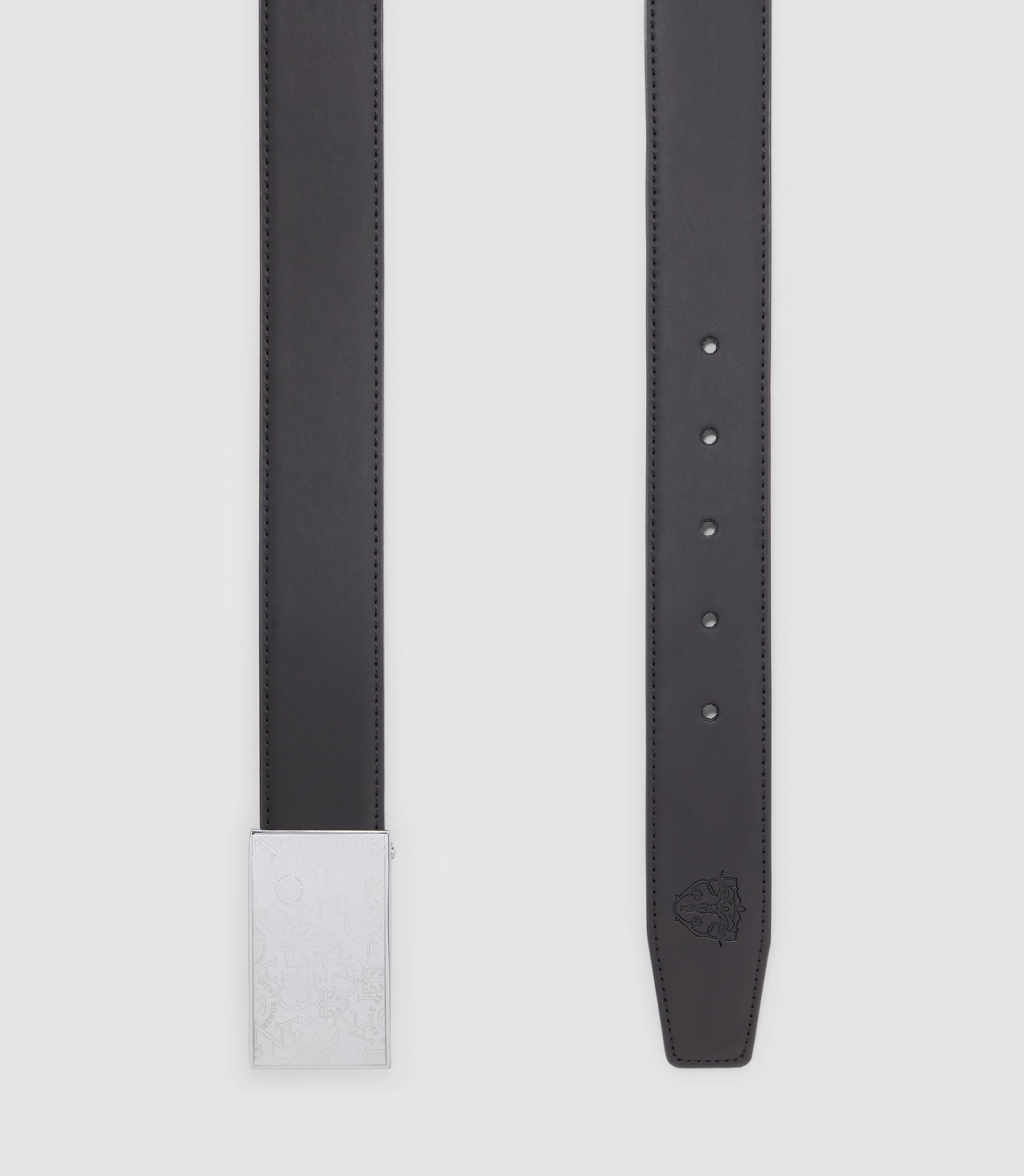 Ceinture réversible 35mm noire "Nox" - IZAC