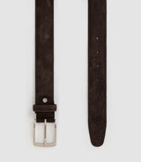 Ceinture ajustable en cuir marron "Xyang" - IZAC