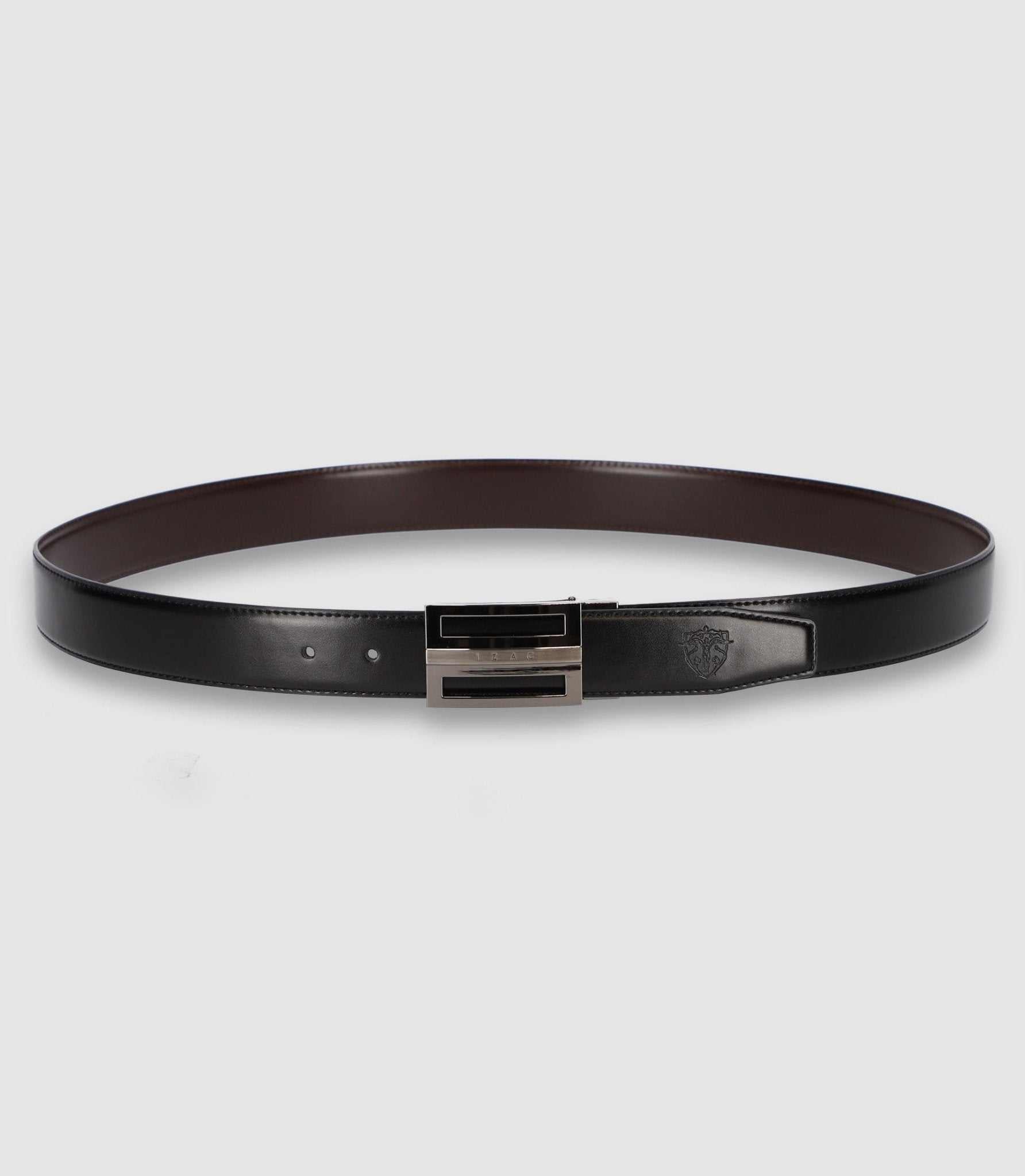 Ceinture réversible 35mm ajustable noir et marron CONIC - IZAC