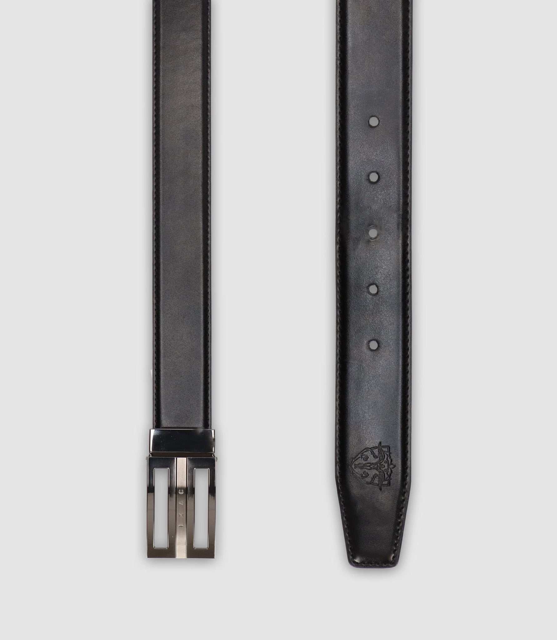 Ceinture réversible 35mm ajustable noir et marron CONIC - IZAC