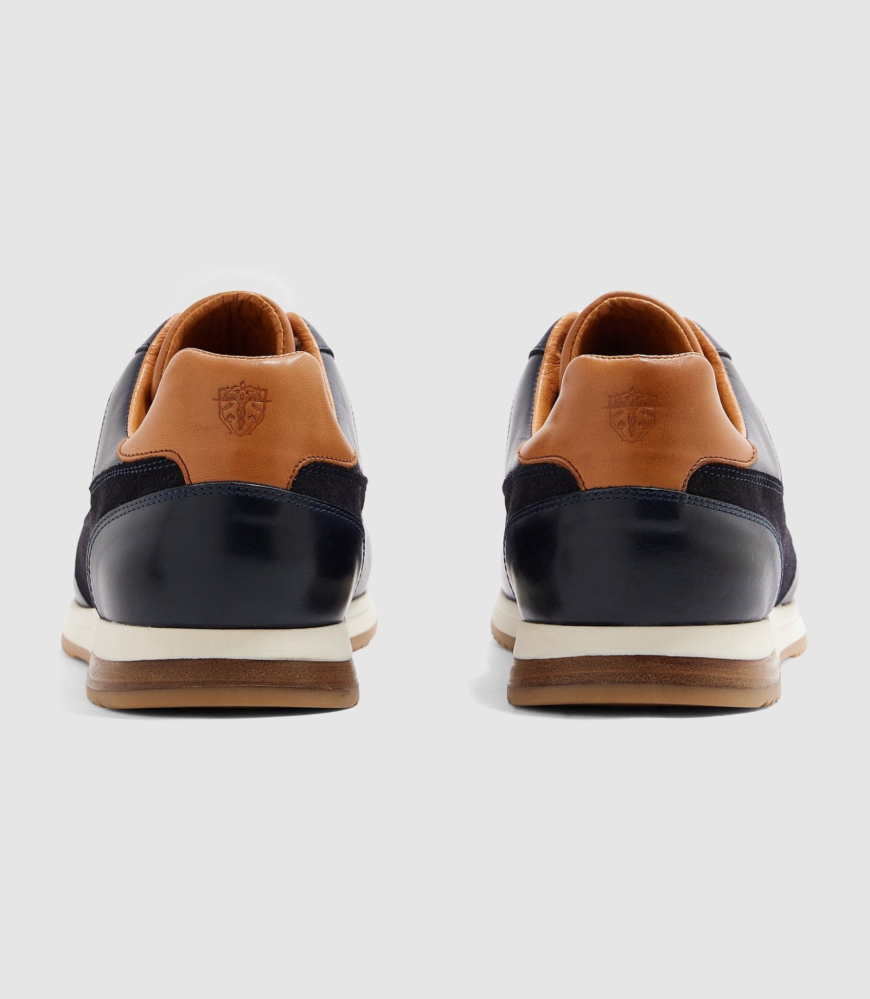 Sneakers marine et camel "Eden" - IZAC