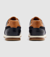 Sneakers marine et camel "Eden" - IZAC