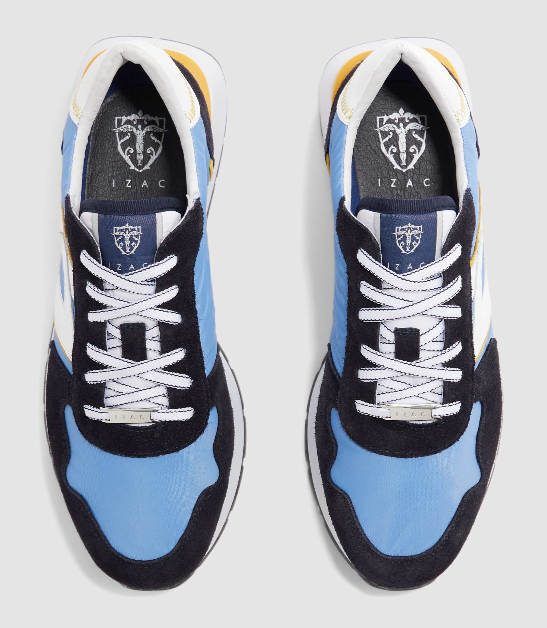 Sneakers bleu ciel et marine "Edisson" - IZAC