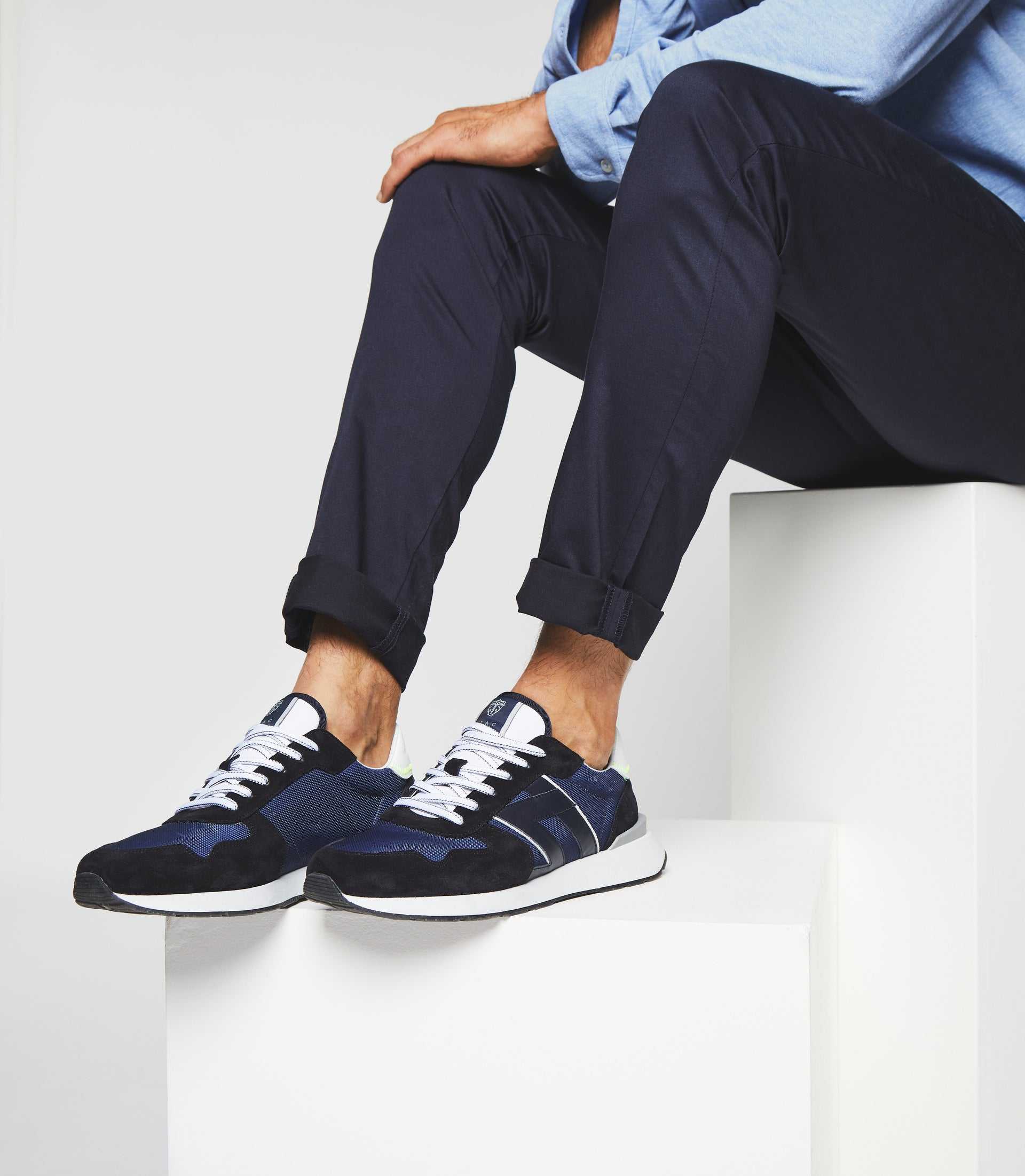 Sneakers marine "Edisson" - IZAC