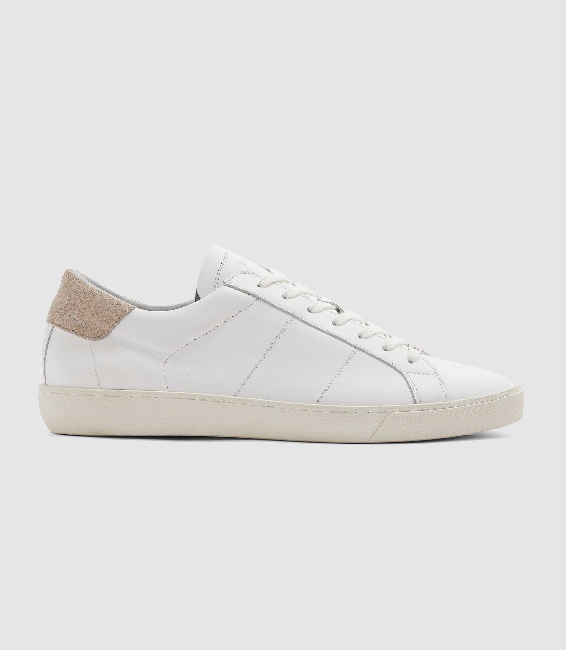 Sneakers blanches et taupe "Elea" - IZAC