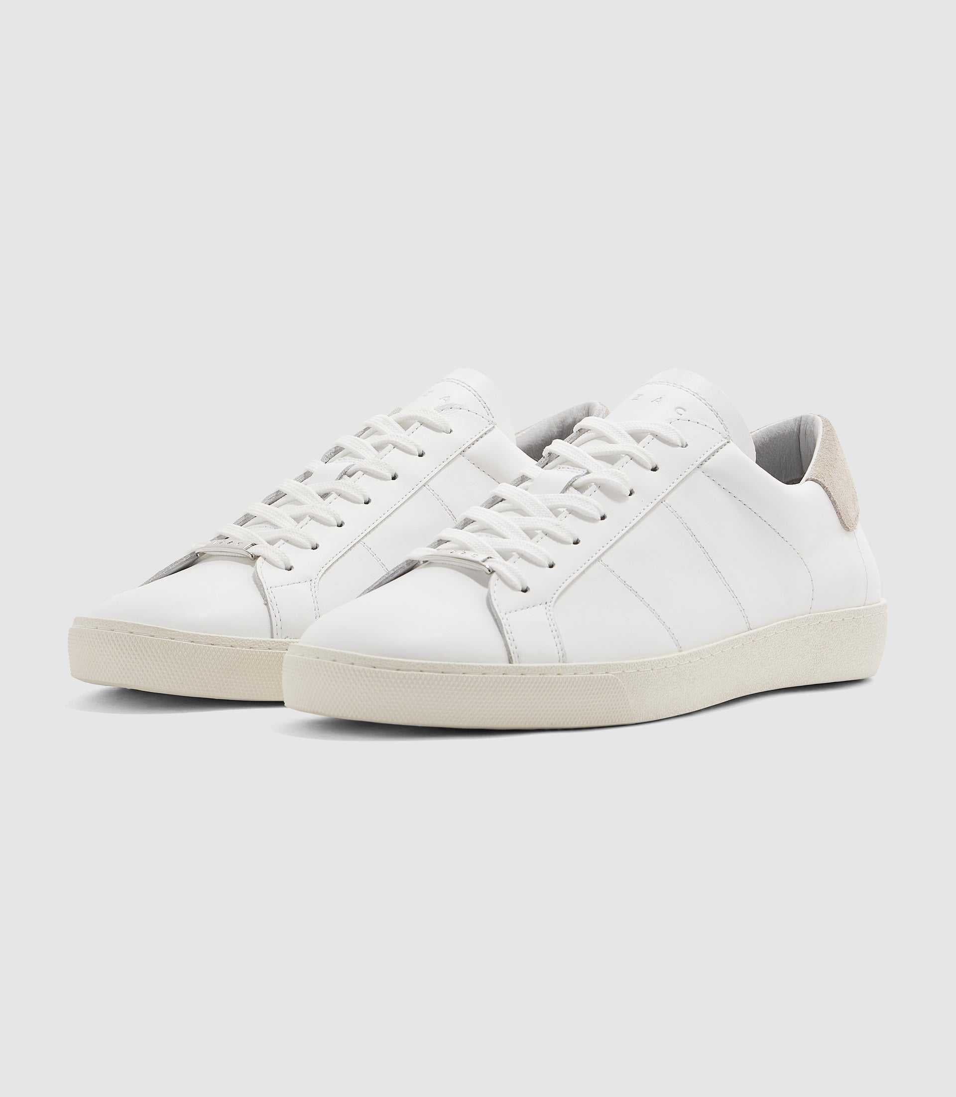 Sneakers blanches et taupe "Elea" - IZAC