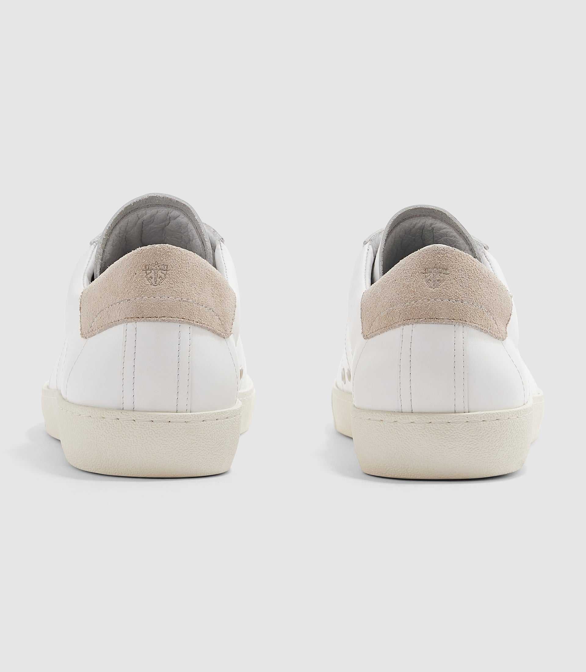 Sneakers blanches et taupe "Elea" - IZAC