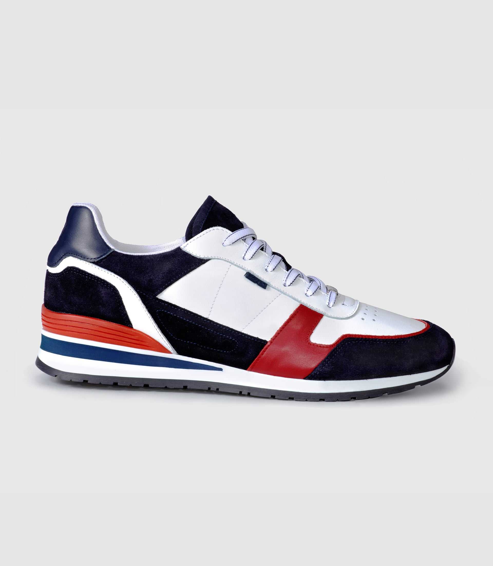 Sneakers marine, rouge et blanche "Elisa" - IZAC