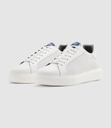 Sneakers en cuir blanche "Elvin" - IZAC