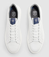 Sneakers en cuir blanche "Elvin" - IZAC