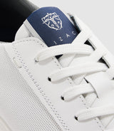 Sneakers en cuir blanche "Elvin" - IZAC