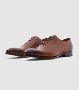 Richelieu en cuir marron clair EDMONDO - IZAC