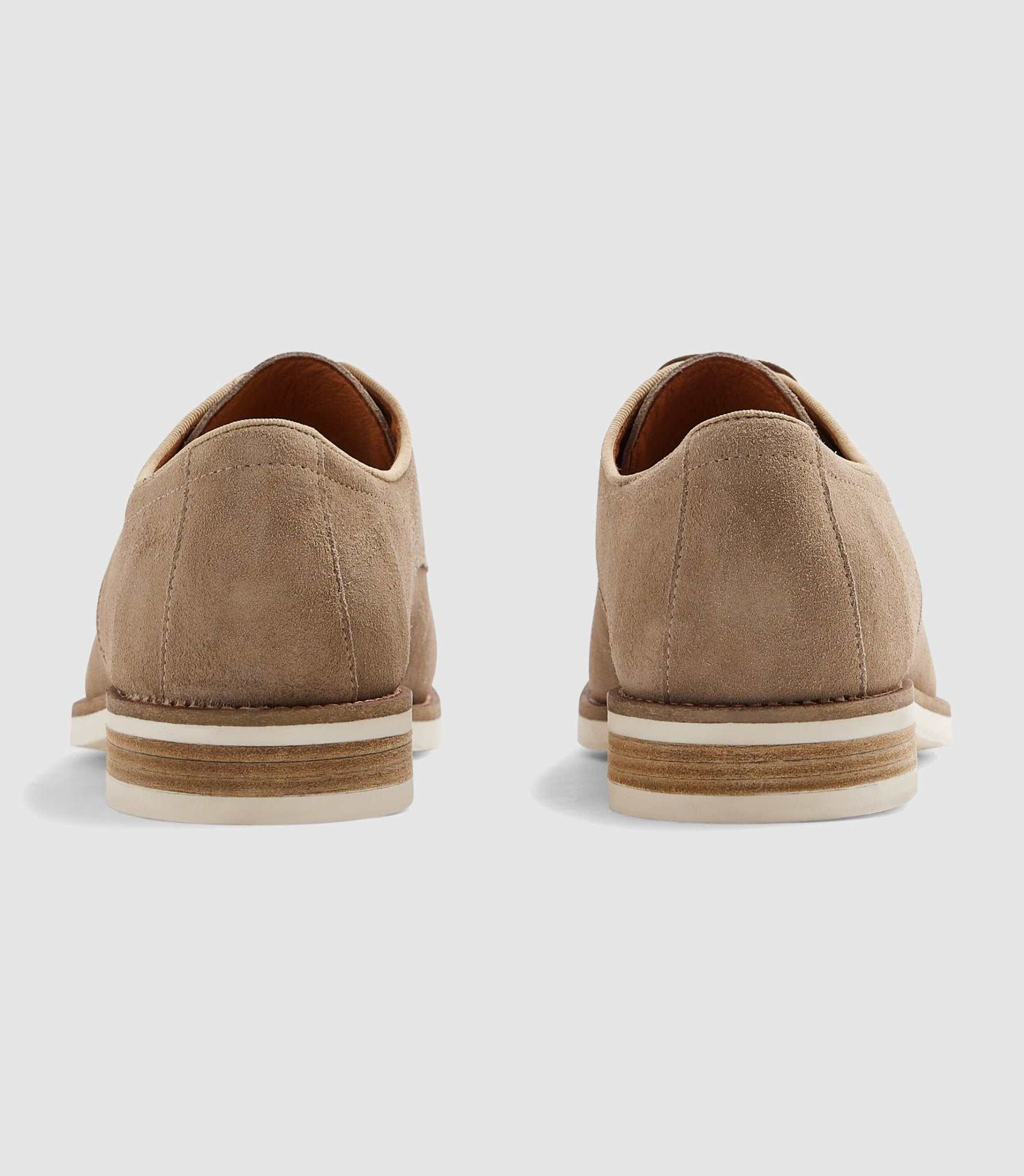 Derby en daim beige EMERICO - IZAC