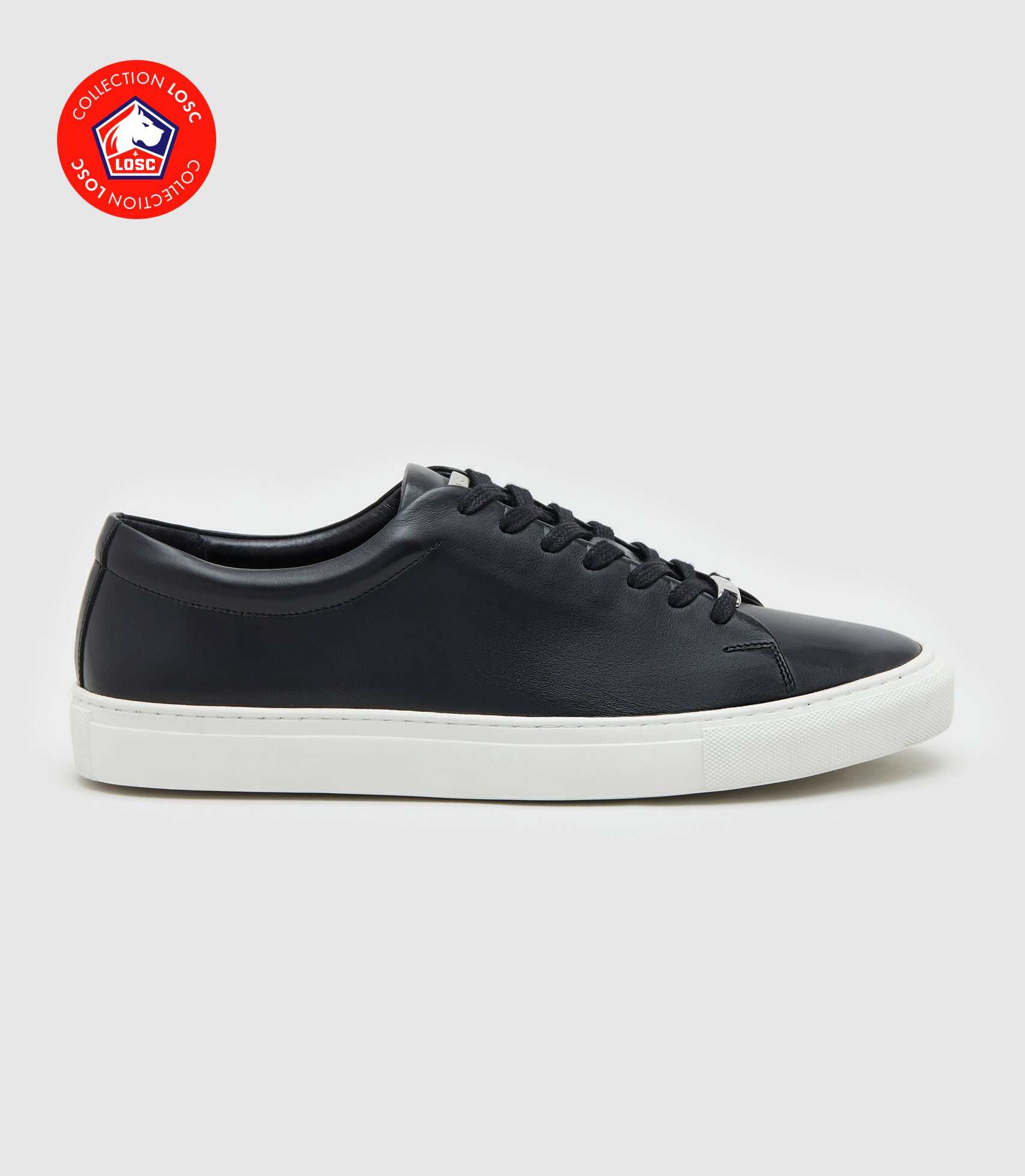 Sneakers en cuir noir "Penny" - IZAC
