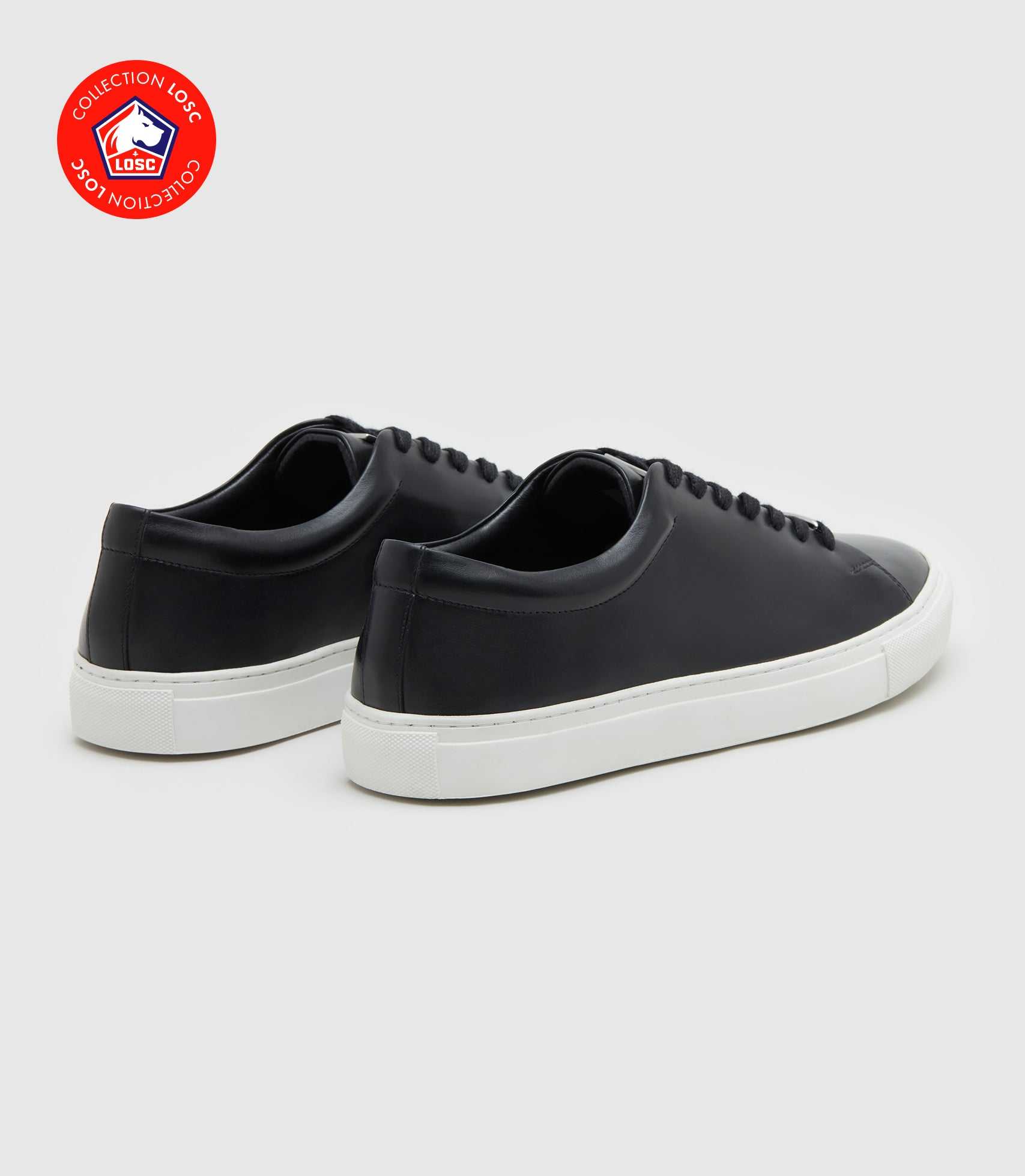 Sneakers en cuir noir "Penny" - IZAC