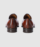 Derby couture en cuir marron clair OCTAVE - IZAC