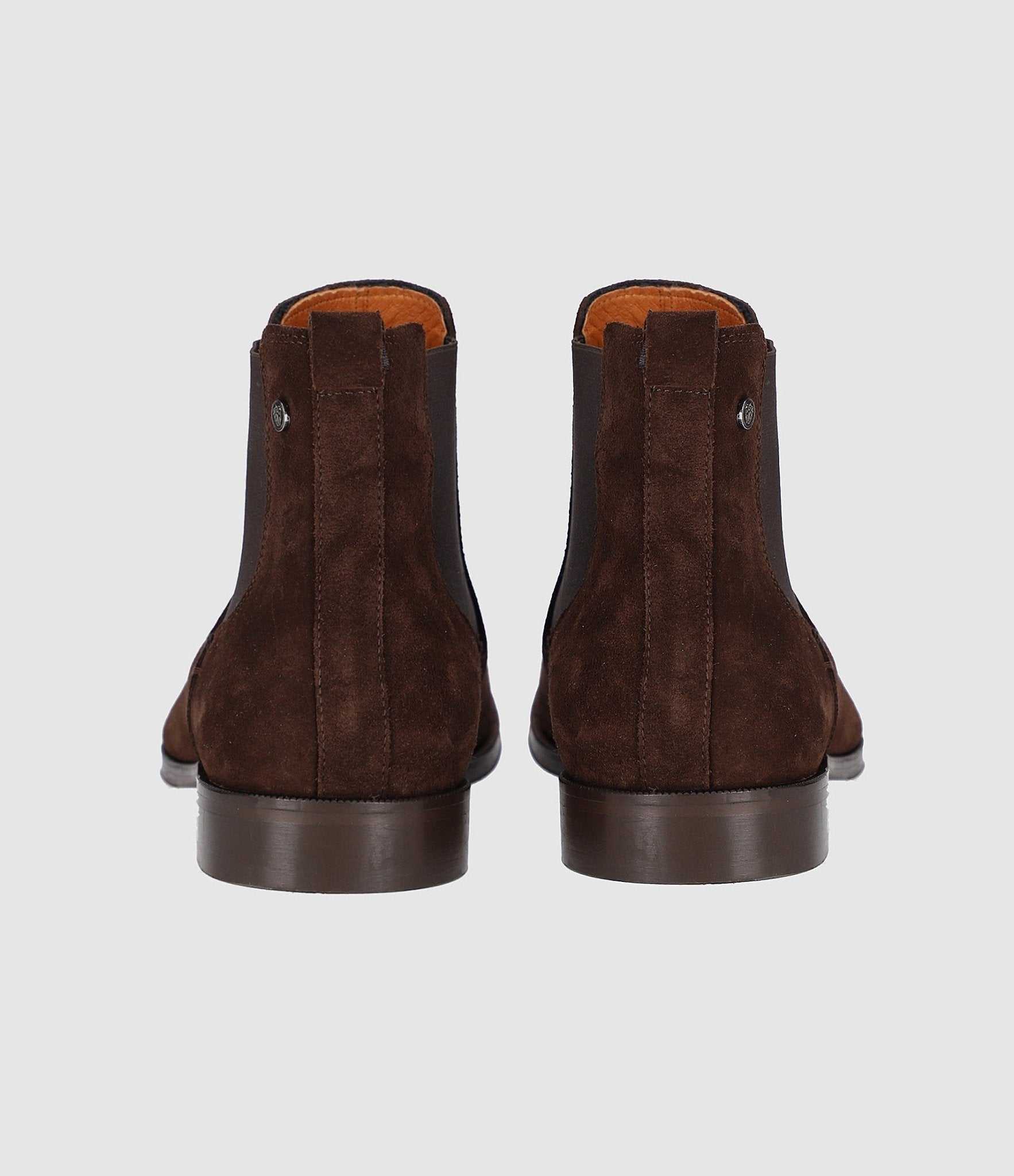 Bottines élastiques en suède marron OPHELI - IZAC