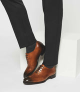 Richelieu couture en cuir marron clair OTHELLO - IZAC