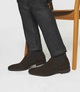 Bottines chelsea suède marron OPHELIEN - IZAC