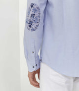 Chemise casual bleu ciel "Sara" - IZAC