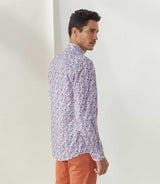 Chemise casual orange "Timout" - IZAC