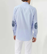 Chemise casual bleu - ciel "Tod" - IZAC