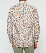 Chemise casual imprimée beige kaki "Kalidor" - IZAC