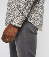 Chemise imprimée beige et kaki "Kayon" - IZAC