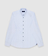 Chemise regular marine et blanche KELLYOUT - IZAC