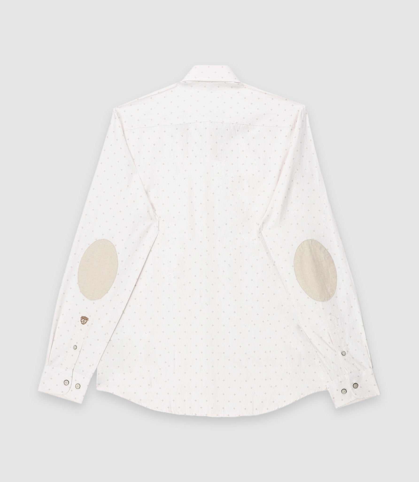 Chemise regular camel et blanche KELLYOUT - IZAC