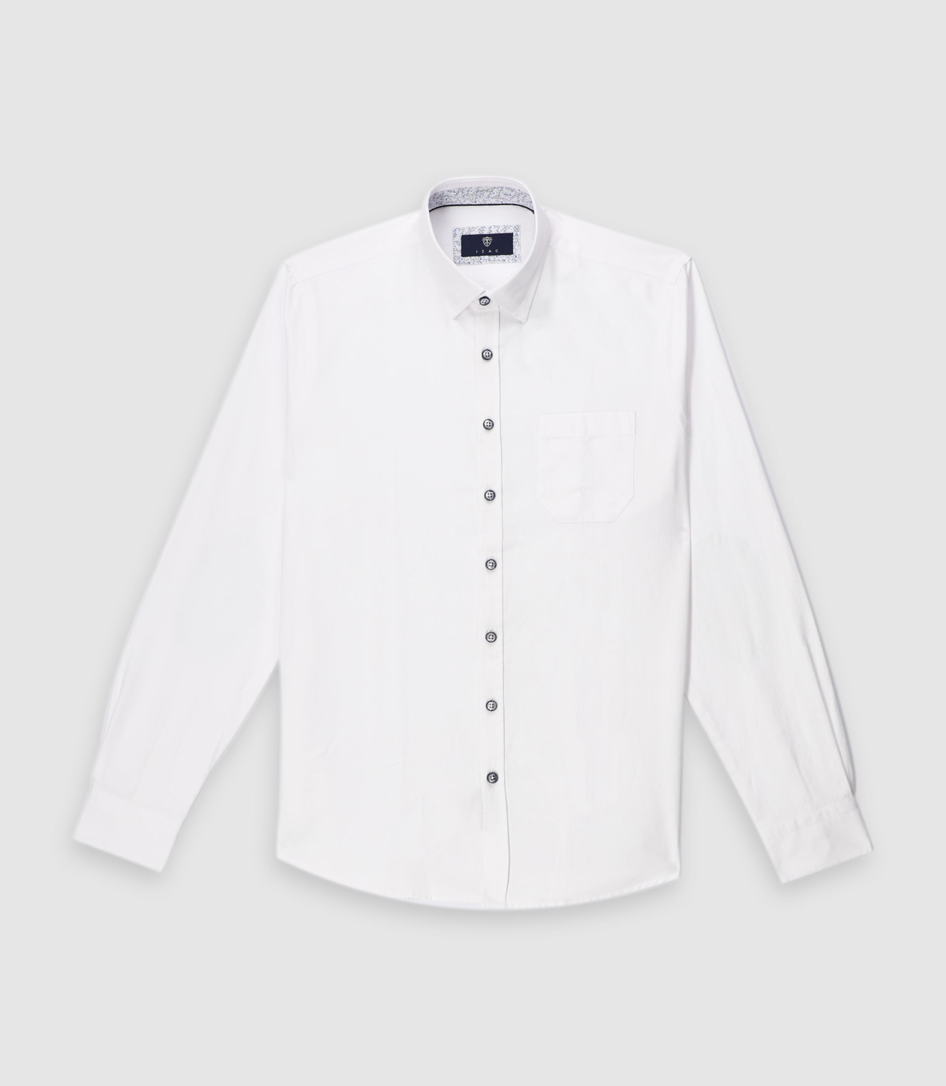 Chemise regular à coudière blanche KENTAOUT - IZAC