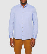 Chemise casual bleu ciel "Kento" - IZAC
