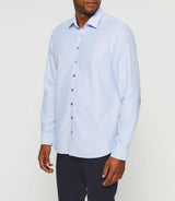 Chemise casual bleu ciel "Keo" - IZAC