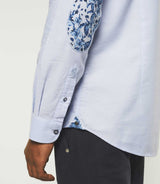 Chemise casual bleu ciel "Keo" - IZAC