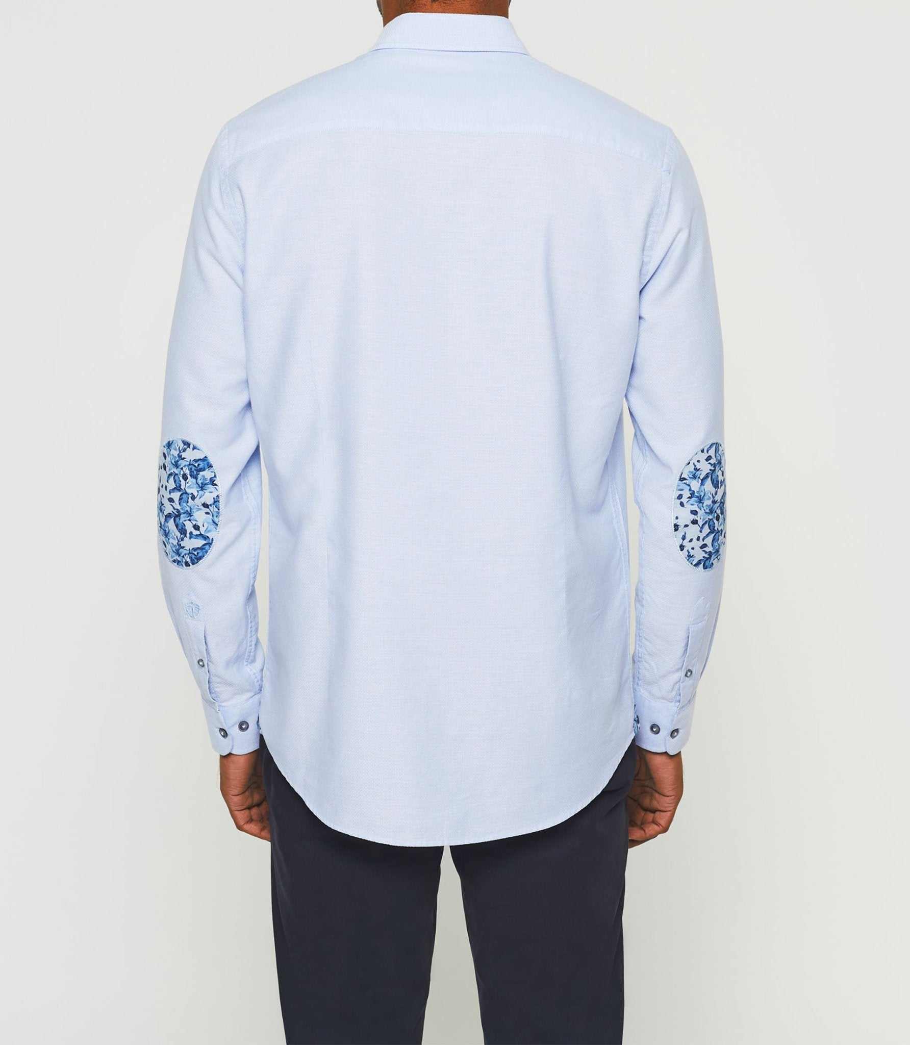 Chemise casual bleu ciel "Keo" - IZAC
