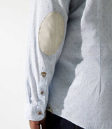 Chemise à imprimé blanc et camel KELLYBT - IZAC
