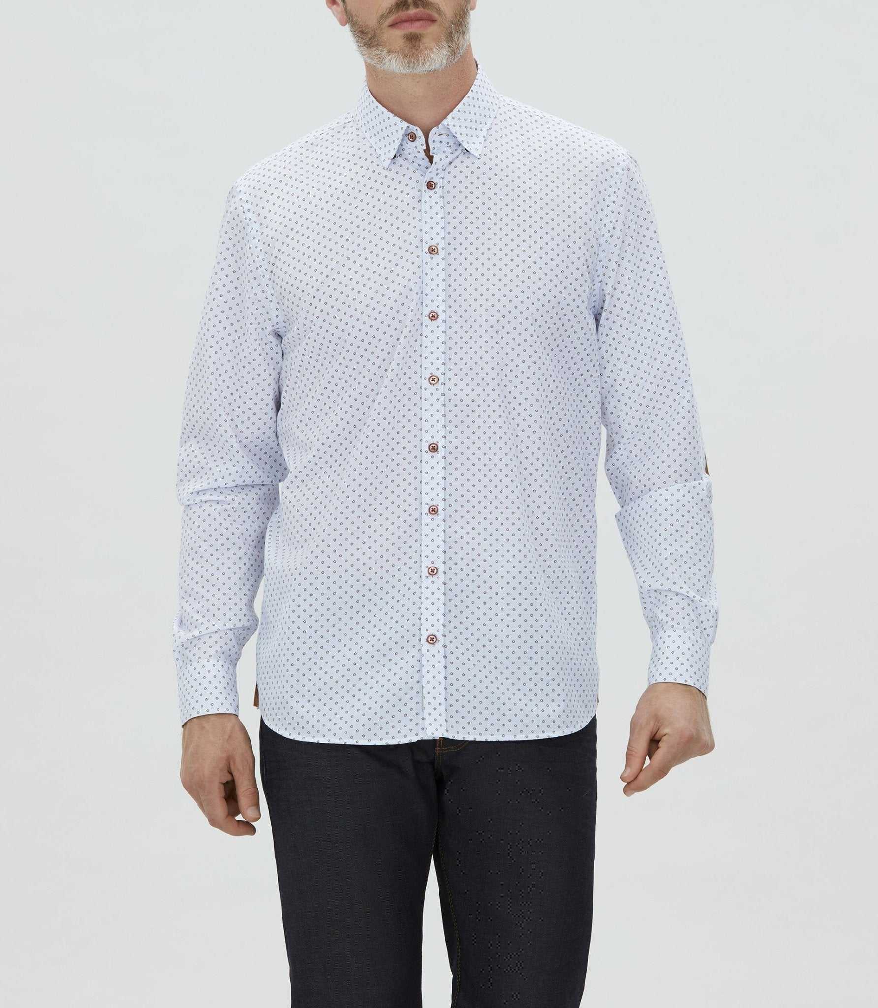 Chemise casual en coton camel "Madi" - IZAC