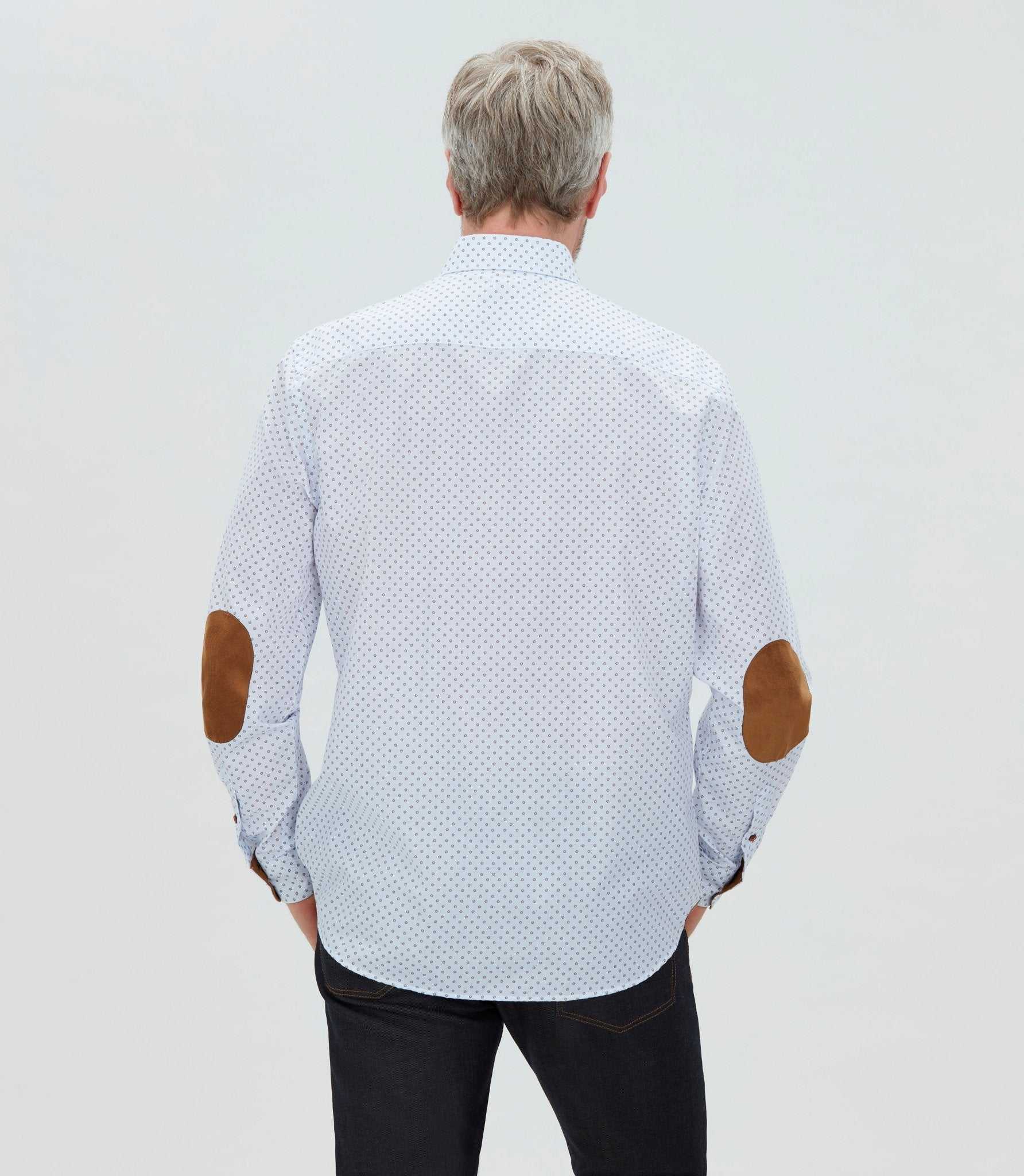 Chemise casual en coton camel "Madi" - IZAC