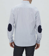 Chemise casual en coton marine "Madi" - IZAC