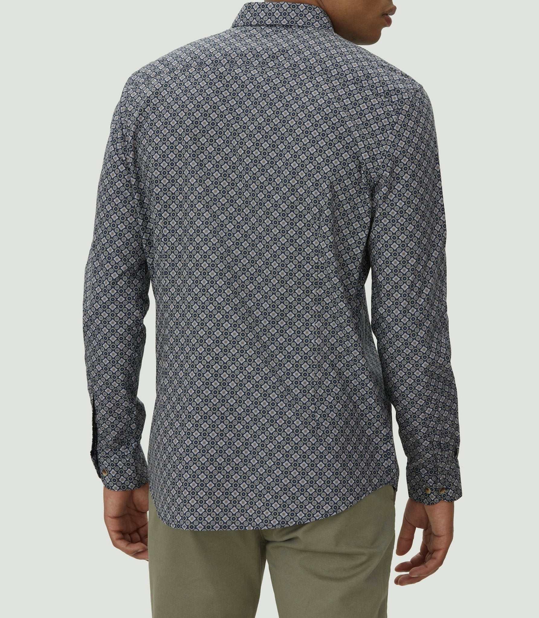 Chemise casual à motif marine "Maiki" - IZAC