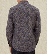 Chemise casual marron "Martin" - IZAC