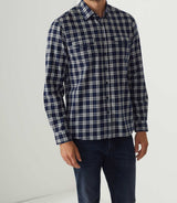 Chemise casual bleu "Adjia" - IZAC