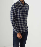 Chemise casual bleu "Adjia" - IZAC