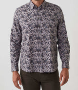 Chemise casual imprimée beige "Alan" - IZAC