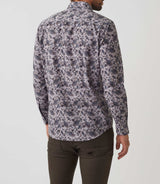 Chemise casual imprimée beige "Alan" - IZAC