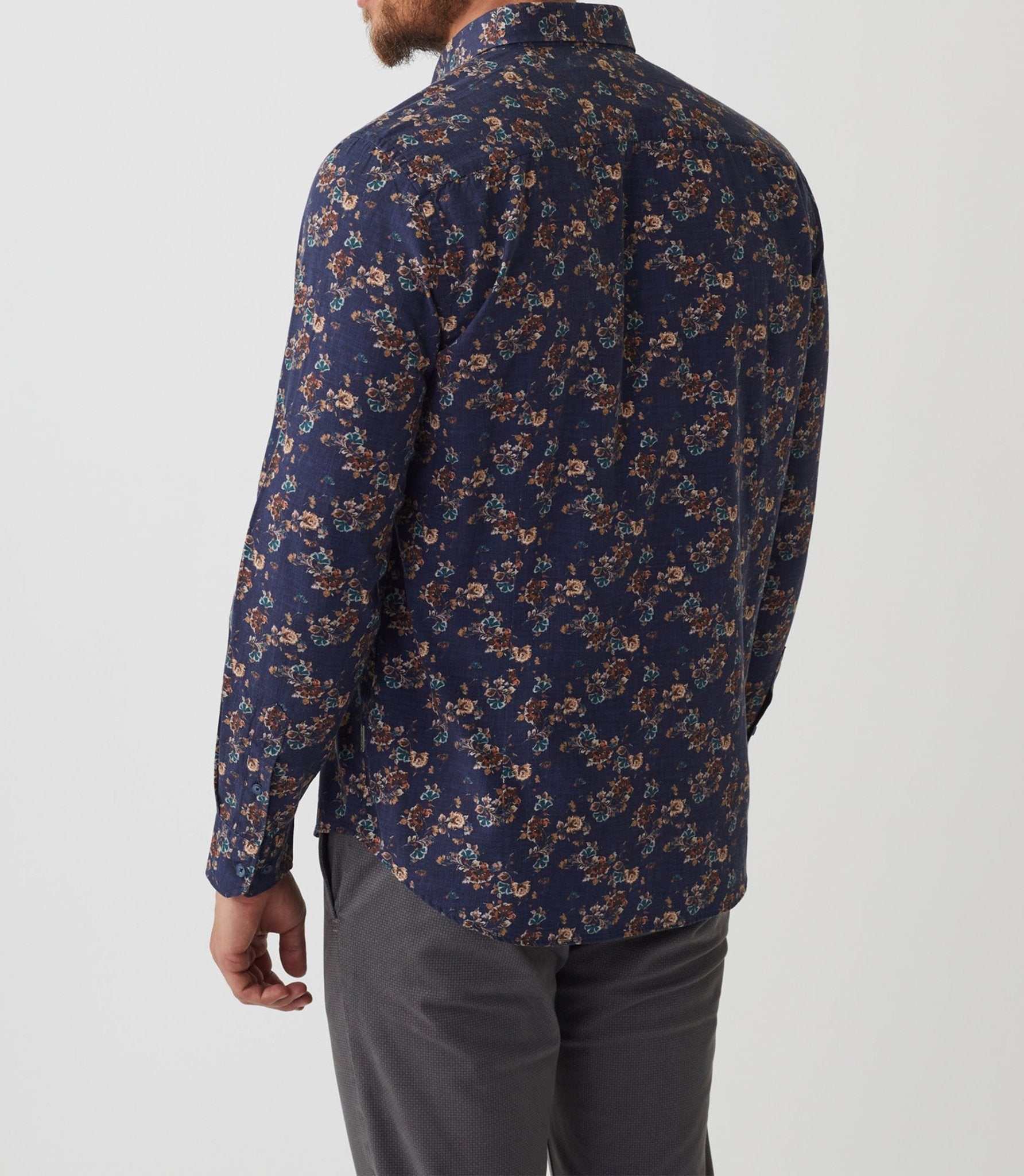 Chemise casual imprimé marine "Alya" - IZAC