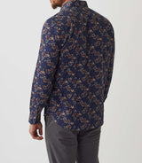 Chemise casual imprimé marine "Alya" - IZAC