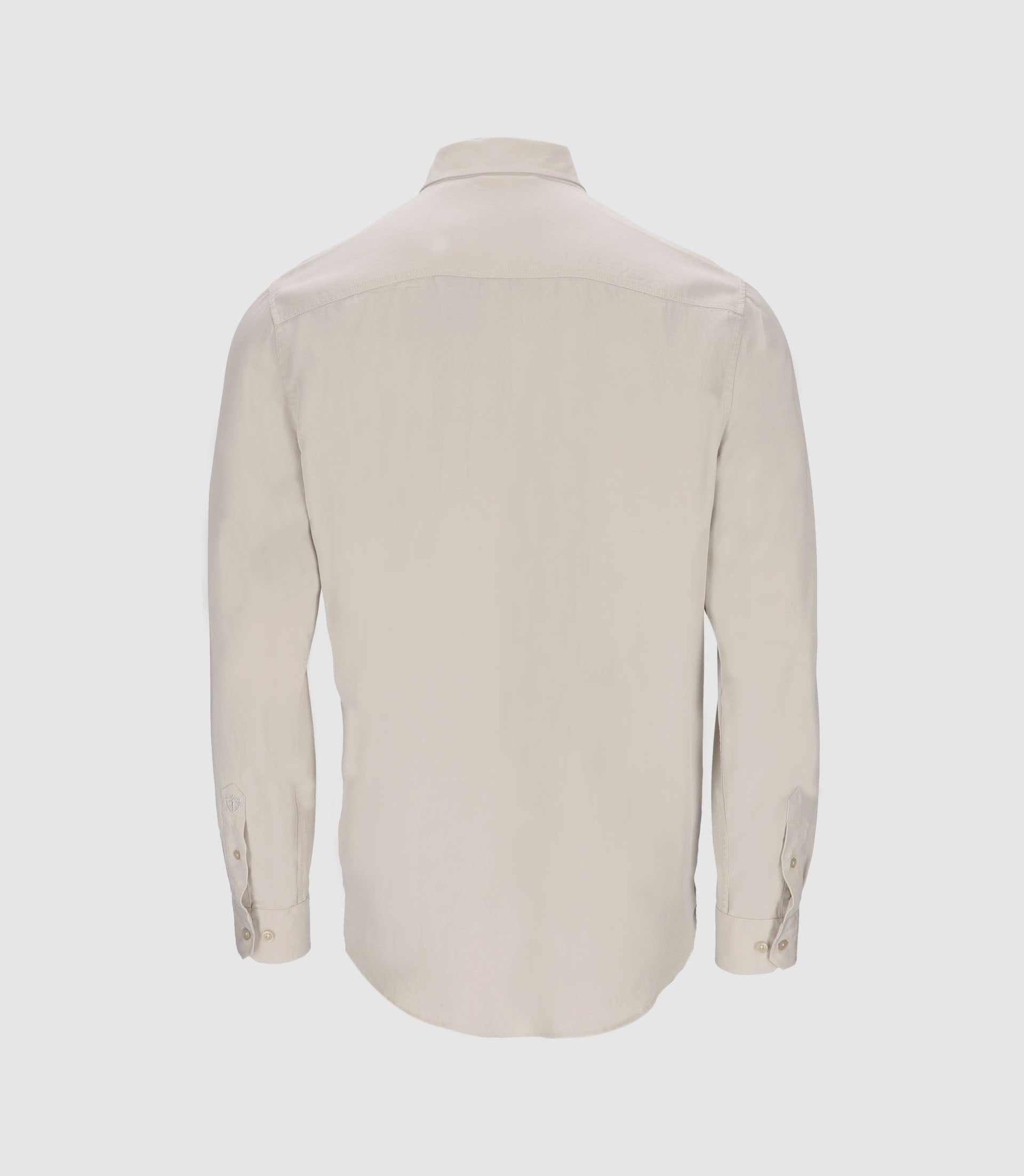 Chemise unie casual mastic JULIEN - IZAC