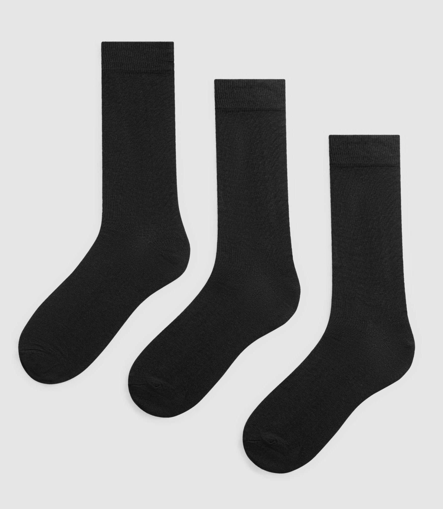 Lot de 3 chaussettes noir RACK - IZAC